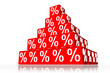 Verkauf / sale pyramide