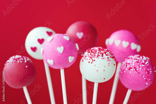 Photo: Valentine cake pops Valentine cake pops