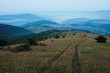 Evening landscape in Bulgaria Evening landscape in Bulgaria