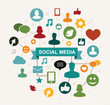 social media concept - vector illustation