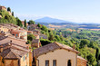 View over the landscape of Tuscany from Montepulciano