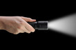 Shining flashlight