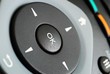 macro of ok button on tv remote control