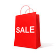 Shopping red bag