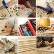 Woodwork collage