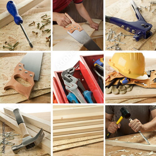 Photo: Woodwork collage Woodwork collage