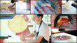 Making Pizza - Pizzeria - Collage