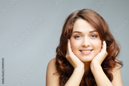 Photo: Cheerful girl Cheerful girl