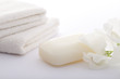 Soap and a towel