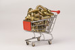 Shopping Cart Full of Chains.