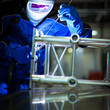 WELDER AT WORK (color toned image; shalow DOF)