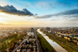 dusk in mannheim