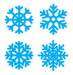 Snowflakes collection Vector  eps8