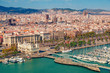 Barcelona skyline, Sagrada Familia is visible.