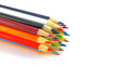 Color pencils over white Color pencils over white