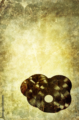 Photo: grunge music backdrop grunge music backdrop