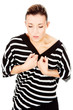 woman having lunge pain