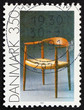 Postage stamp Denmark 1991 Chair by Hans Wegner