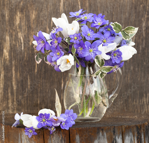 Photo: bouquet of spring flowers bouquet of spring flowers