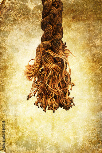 Foto: snapped rope background snapped rope background