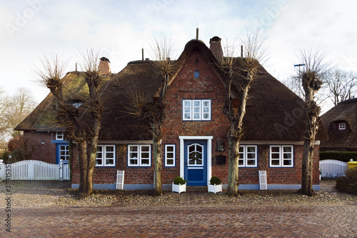 Photo: Reetdachkate in Nordfriesland Reetdachkate in Nordfriesland