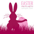 Vector: Hase mit Osterei Hase mit Osterei