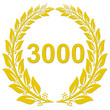 Lorbeerkranz Gold - 3000