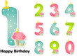 Happy birthday vestor set