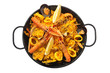Isolated paella