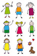 Kinder-Set (Vektor)