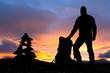 Hiker at Sunrise