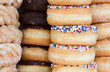 stacks of donuts