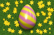 Ilustración: Decorated Easter egg. Decorated Easter egg.