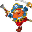 Vector: old captain old captain