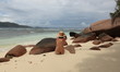 bronzage sur plage des îles