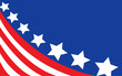 USA flag in style vector