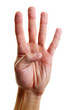 Showing fingers