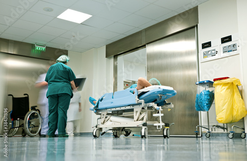 Photo: Hospital corridor Hospital corridor