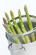 Photo: green asparagus in pot green asparagus in pot