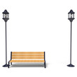 StreetlampAndBenchFrontView_image