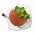 top view of Italian tiramisu