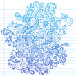 Abstract Sketchy Notebook Doodles Vector