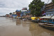 Flooded ghats in Varanasi during monsoon period, India Flooded ghats in Varanasi during monsoon period, India