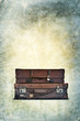 vintage luggage print
