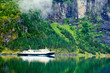 Ferryboat in fiord
