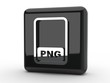 Button PNG schwarz