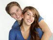 Photo: Beautiful happy young couple hugh each other Beautiful happy young couple hugh each other