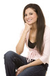 casual brunette