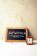 Aufwachen Hinweis mit Wecker