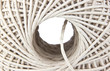 macro shot on centre of ball of string